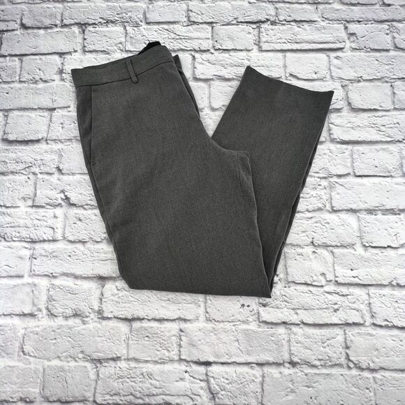 Express Factory Classic Pants Men's Size‎ 32x30 Grey Flat Front Straight Leg - Picture 1 of 10